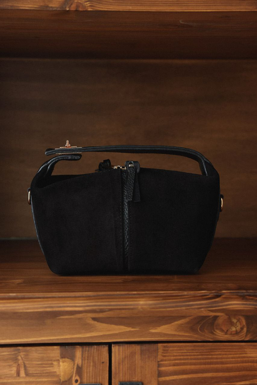 Suede Bags - BLACK