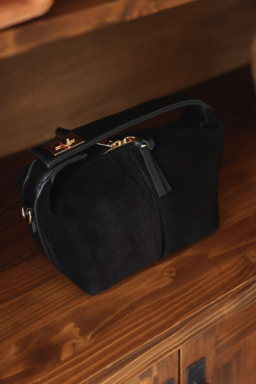 Suede Bags - BLACK