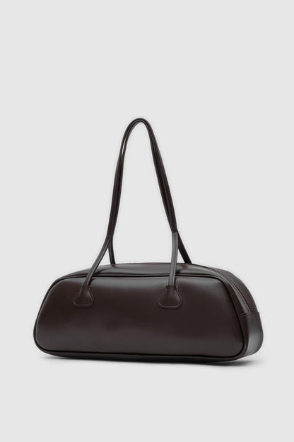 Sac baguette marron amer