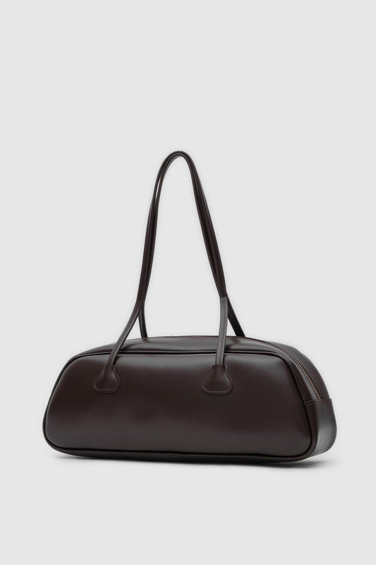 Sac baguette marron amer
